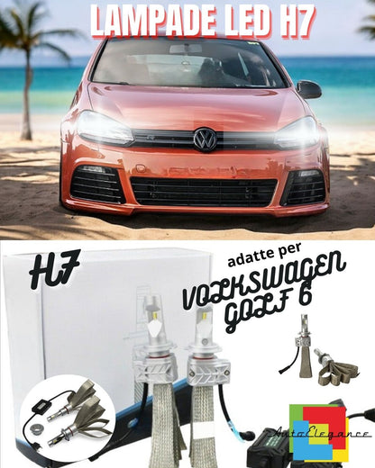 🧡KIT LED H7 CANBUS PER VOLKSWAGEN GOLF 6 CON LED 8000 LUMEN 80W🧡
