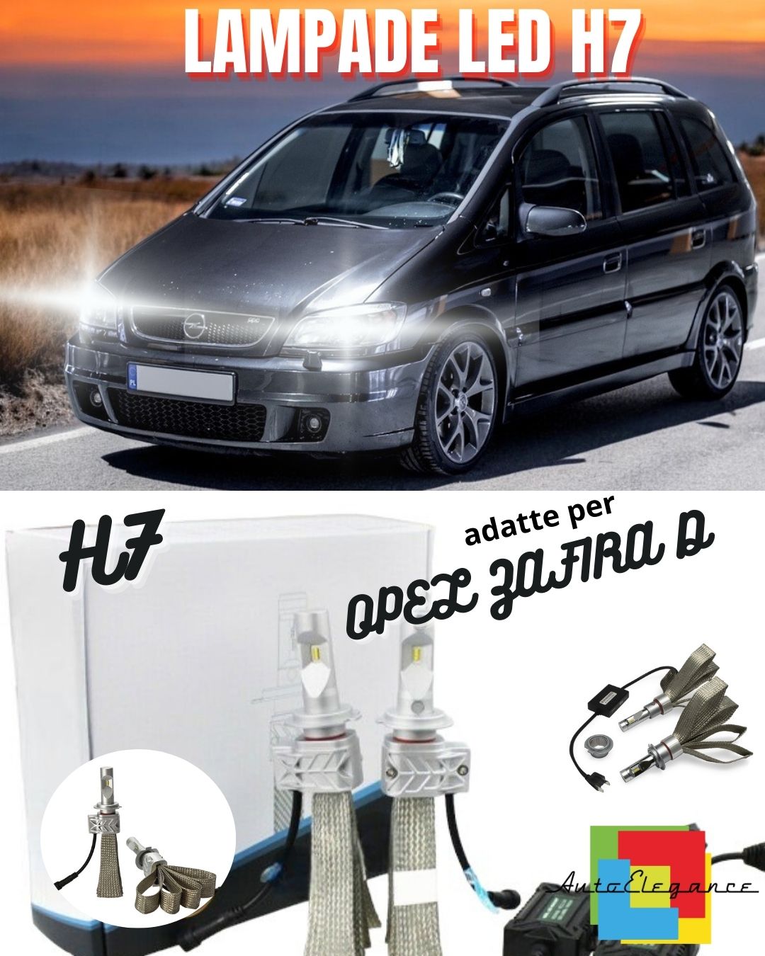 🔥H7 CANBUS LED KIT FOR ZAFIRA D WITH 8000 LUMEN HIGH BEAM LEDS🔥 