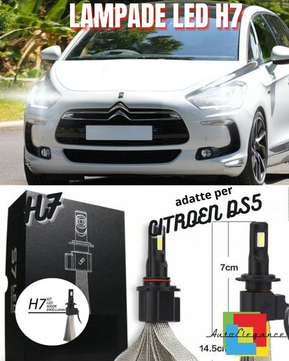 😍CITROEN DS5 LED LOW BEAM LAMP KIT H7 6000K XENON WHITE NO ERROR😍