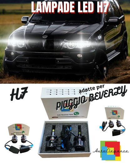 😎FULL LED KIT H7 6000K CANBUS LED FOR BMW X5 E53 LENTICULARS NO FAILURE😎
