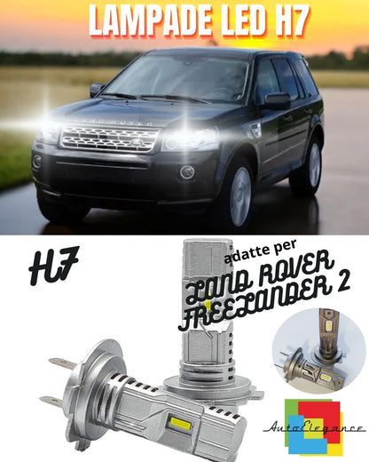 🖤KIT LED H7 LAND ROVER FREELANDER 2 6000K 6000 LUMEN ABBAGLIANTI FINO AL 2012🖤