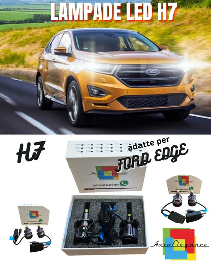 🔥FORD EDGE LED LOW BEAM LAMP KIT LED H7 6000K XENON WHITE🔥