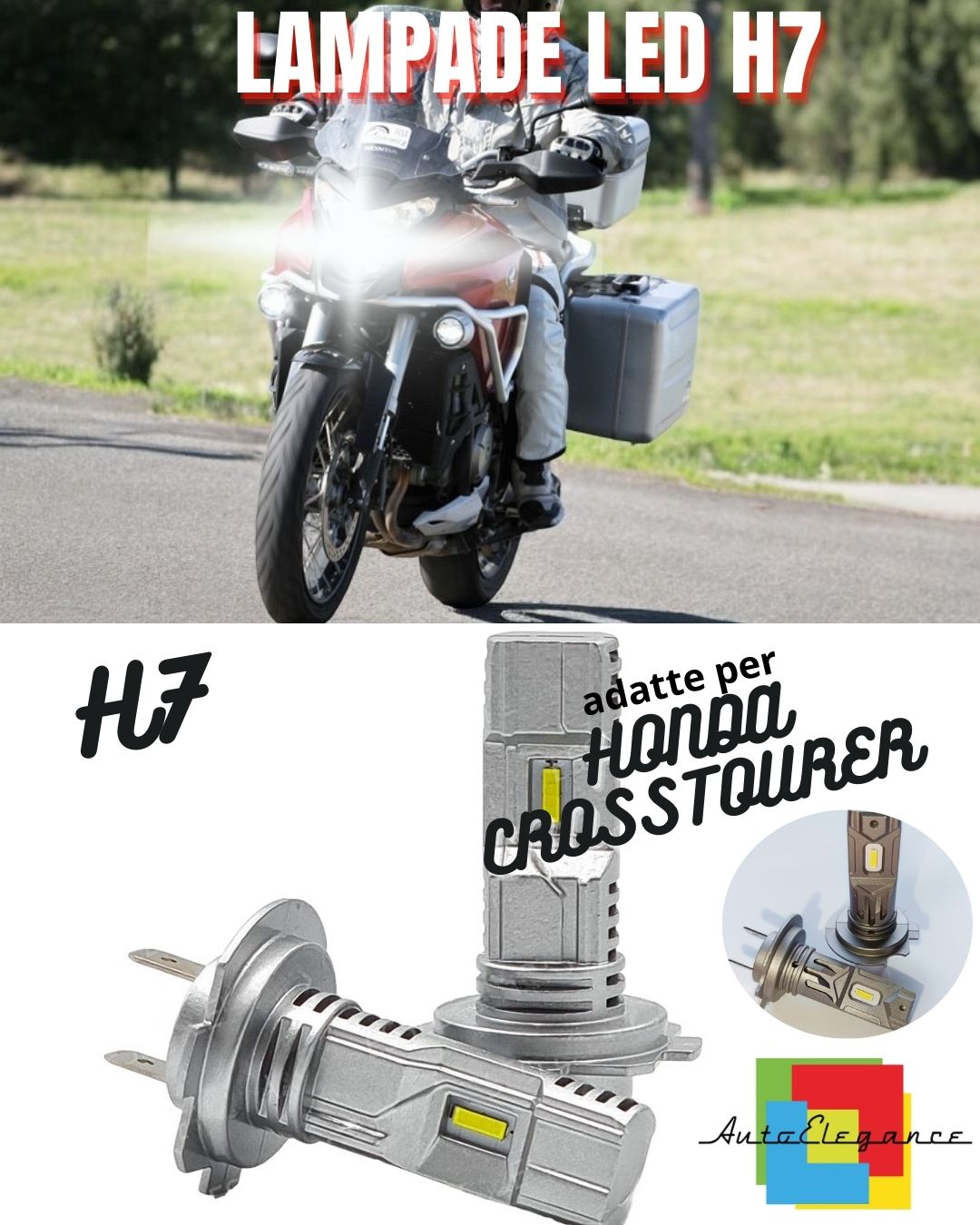 💥LAMPADA LED H7 CANBUS PER ABBAGLIANTI HONDA CROSSTOURER DCT ABS 2 Pezzi💥