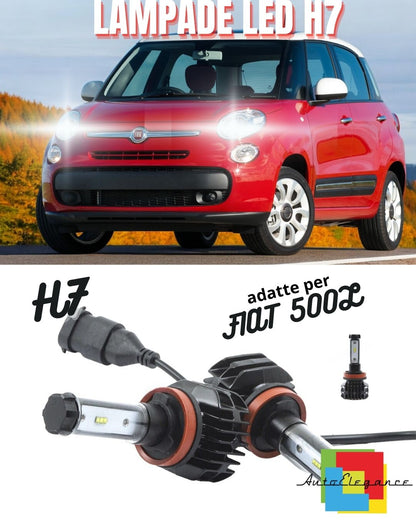 😍KIT LED H7 6000K CANBUS XENON 9800 LM LUMEN FIAT 500L😍