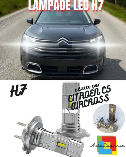 ⭐CITROEN C5 AIRCROSS LED H7 KIT 6000K WHITE 6000 LUMEN CANBUS LOW BEAM⭐