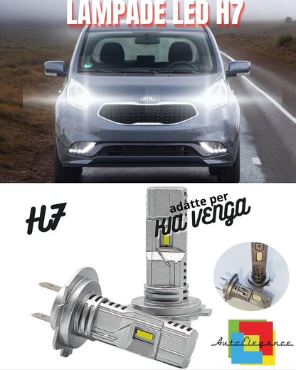 🌤️H7 LED KIT FOR KIA VENGA 6000K WHITE 6000 LUMEN CANBUS HIGH BEAM🌤️
