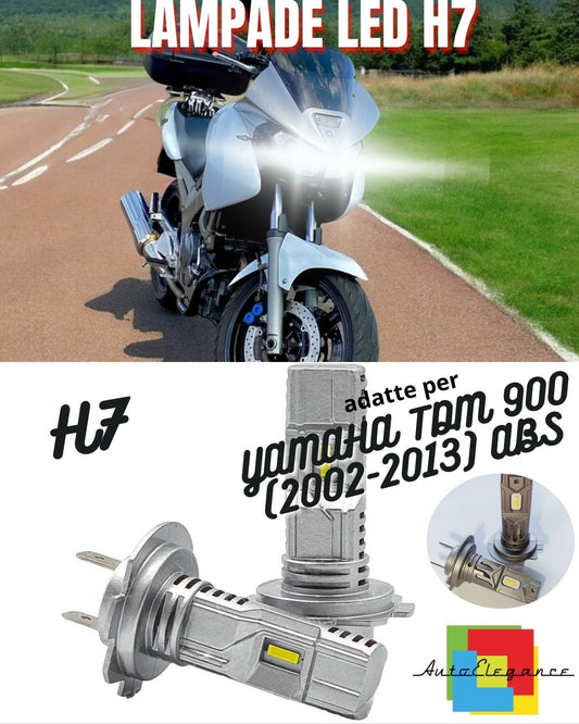 💥LAMPADA LED H7 6000K CANBUS PER ANABBAGLIANTI YAMAHA TDM 900ABS 2 pezzi💥