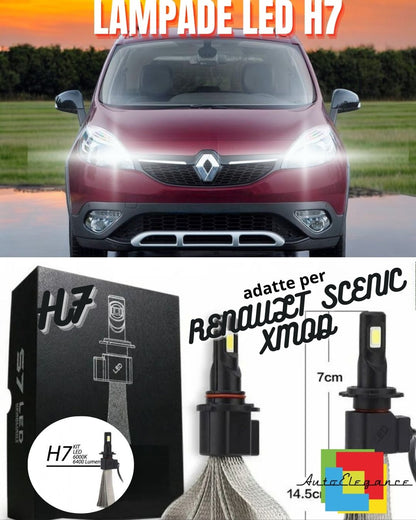❤️RENAULT SCENIC XMOD H7 6000K XENON WHITE LED HIGH BEAM LAMP KIT❤️