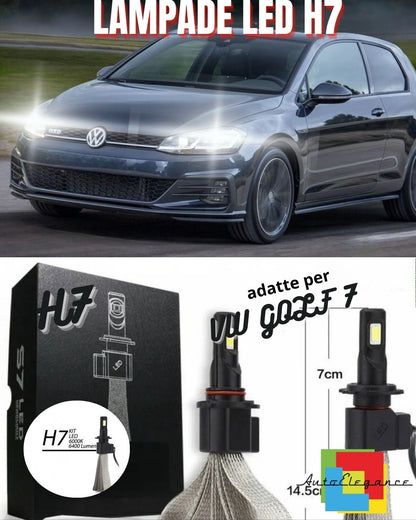 🖤KIT H7 LED CANBUS LOW BEAM VW GOLF 7 VII FACELIFT XENON 6000K LUMEN🖤