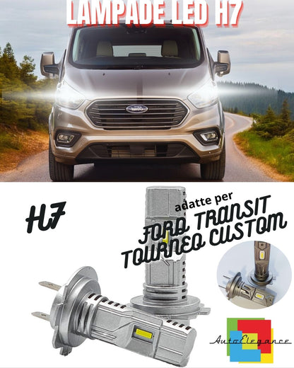 🤎H7 LED KIT FOR FORD TRANSIT TOURNEO CUSTOM 6000K LUMEN CANBUS LOW BEAM🤎 