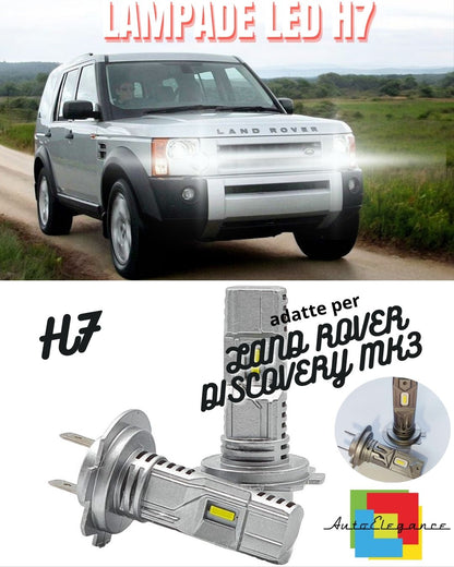 🔥KIT LED H7 LAND ROVER DISCOVERY MK3 6000K BIANCO LUMEN CANBUS ABBAGLIANTI🔥