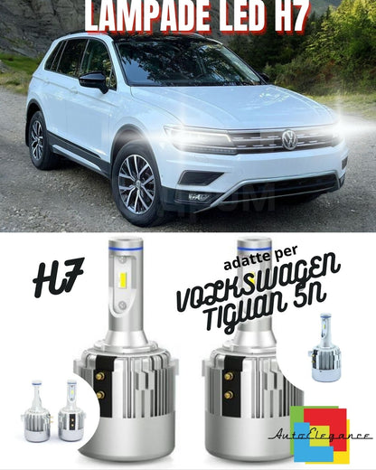 🤍LED KIT H7 CANBUS VOLKSWAGEN TIGUAN 5N RESTYLING LED 9800 LUMEN 6000K🤍 
