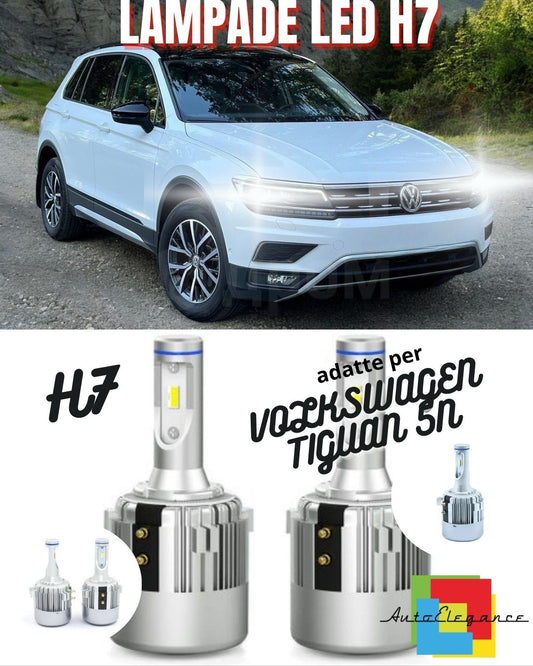 🤍LED KIT H7 CANBUS VOLKSWAGEN TIGUAN 5N RESTYLING LED 9800 LUMEN 6000K🤍 