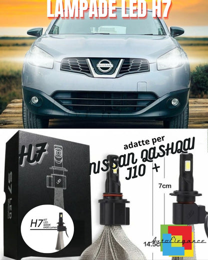 😎H7 LED CANBUS LOW BEAM KIT FOR NISSAN QASHQAI J10 + BULB HOLDER 6000K😎 