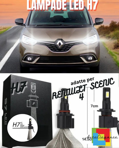 😍LED HIGH BEAM RENAULT SCENIC 4 IV LED LAMPS H7 6000K 6400 LUMEN😍 