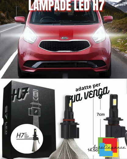 ❤️KIA VENGA LED LOW BEAM LAMP KIT LED H7 6000K WHITE NO ERROR❤️ 