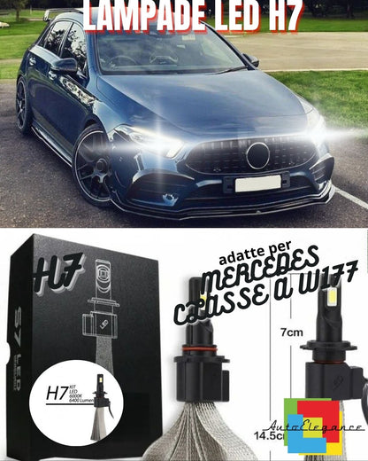 🔥H7 LED HIGH BEAM LAMP KIT MERCEDES A CLASS W177 6000K 6400 LUMEN🔥 