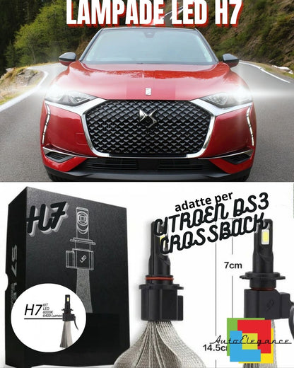 💥CITROEN DS3 CROSSBACK LED LOW BEAM LAMP KIT H7 6000K WHITE NO ERROR💥