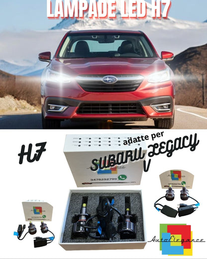 ❤️FULL LED KIT FOR SUBARU LEGACY V LED LAMPS H7 6000K WHITE 9600 LUMEN❤️ 
