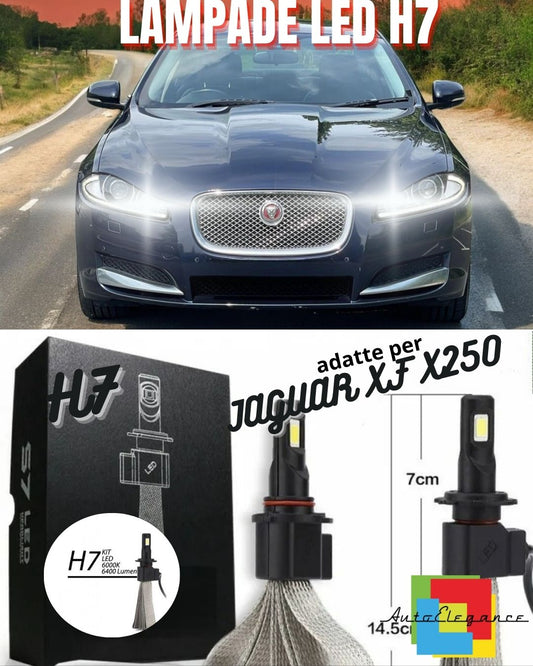 🖤JAGUAR XF X250 H7 LED KIT 6000K 6400 LUMEN HIGH BEAM QUICK START🖤 