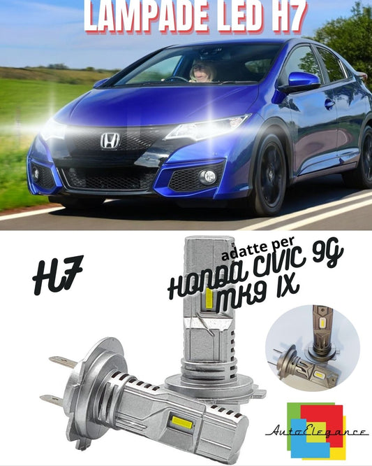 😎H7 LED KIT FOR HONDA CIVIC 9G MK9 IX 6000K 6000 LUMEN CANBUS LOW BEAM😎 