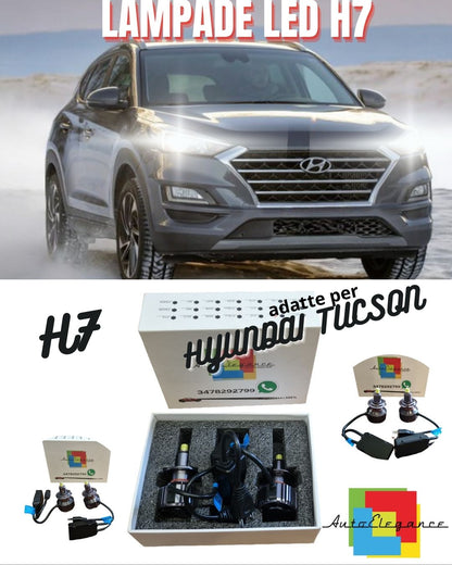 😍HYUNDAI TUCSON LED LOW BEAM KIT 6000K 9600 LUMEN 60W + LAMP HOLDER😍 