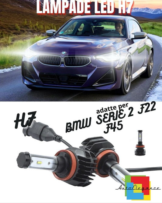 💜LED KIT H7 6000K CANBUS XENON 9800 LM LUMEN BMW SERIES 2 F22 F45💜