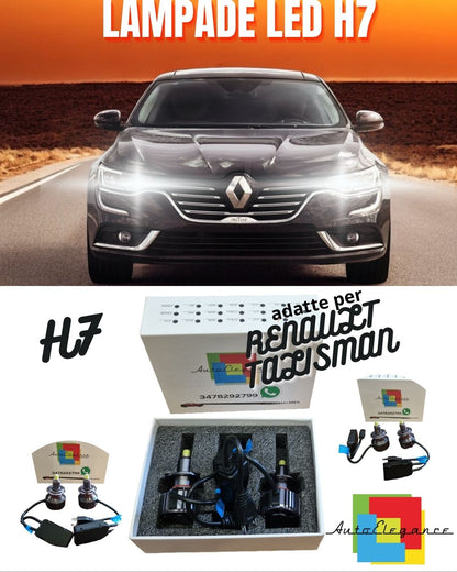 🖤FULL LED KIT H7 6000K CANBUS LED FOR RENAULT TALISMAN LENTICULARS NO FAILURE🖤