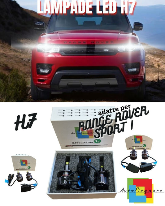 😍FULL LED KIT H7 6000K CANBUS LED FOR RANGE ROVER SPORT I LENTICULARS😍