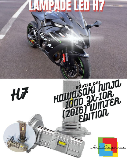 💯H7 LED LIGHT FOR HIGH BEAM KAWASAKI NINJA 1000 ZX-10R 2 Pieces💯