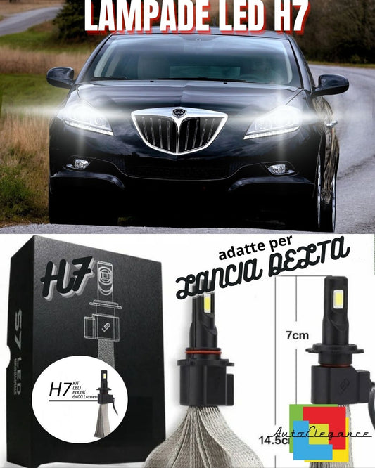 🖤H7 LED KIT 6400 LUMEN 6000K LAUNCHES DELTA LOW BEAM QUICK START🖤