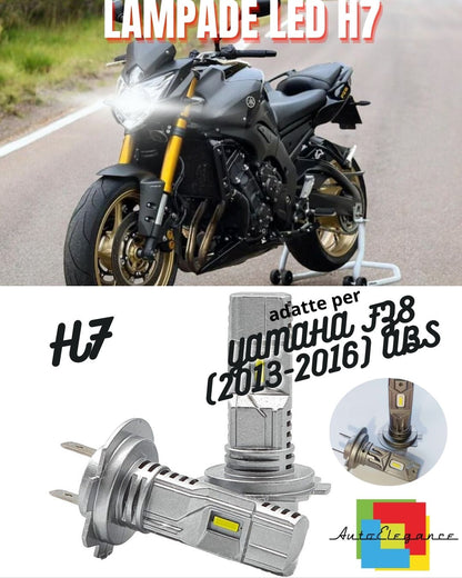 ✨H7 6000K CANBUS 3000 LM LED BULB FOR LOW BEAM YAMAHA FZ8 ABS 2 Pieces✨