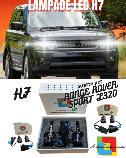 😍 RANGE ROVER SPORT L320 LED LOW BEAM KIT LED H7 6000K 9600 LUMEN WHITE😍