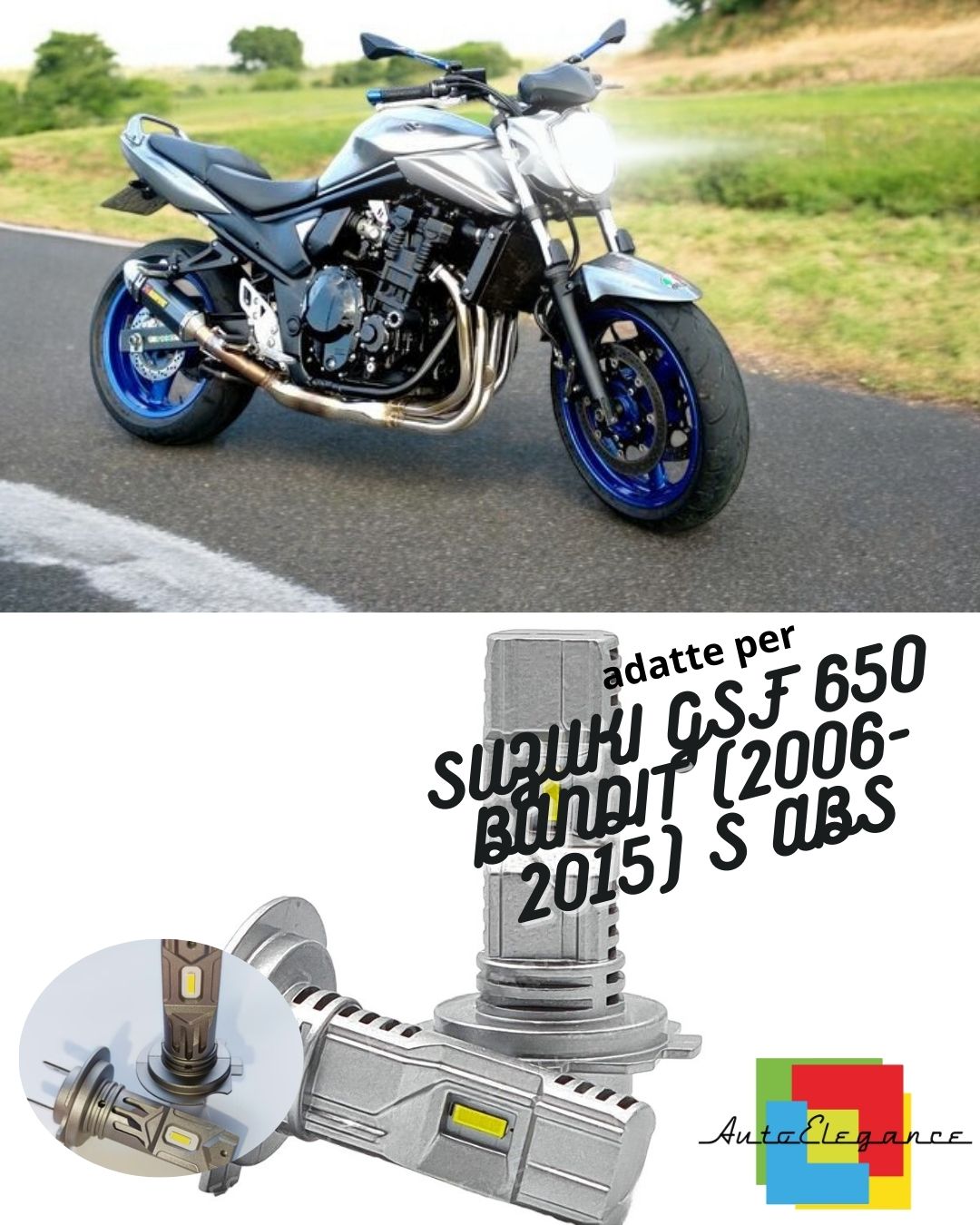 🤩LAMPADA LED H7 CANBUS PER ANABBAGLIANTI SUZUKI GSF 650 BANDIT S ABS 2 Pezzi🤩