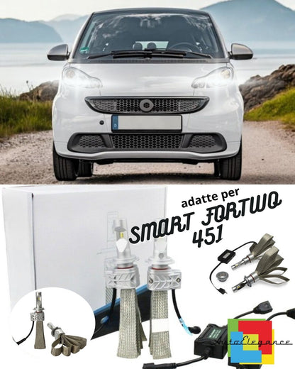✨LED KIT H7 6500K FULL CANBUS 8000 LUMEN LED LAMPS FOR SMART FORTWO 451✨ 