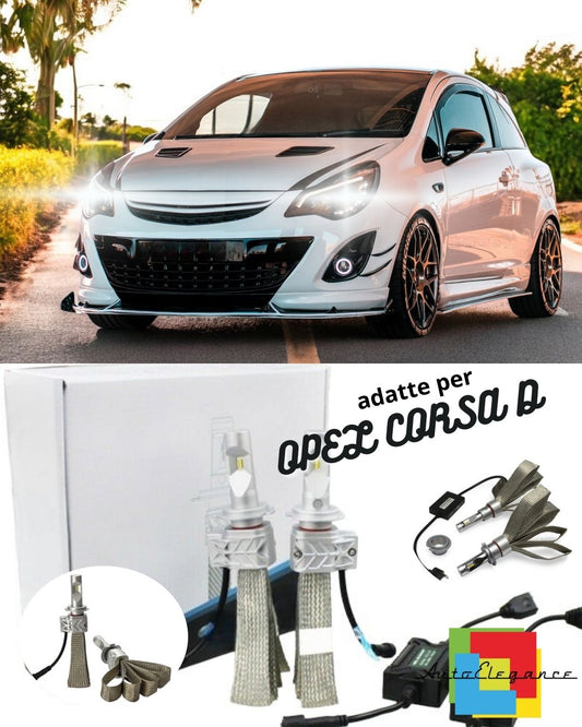 ⚡KIT LED H7 6500K FULL CANBUS 8000 LUMEN LED LAMPS FOR OPEL CORSA D⚡ 