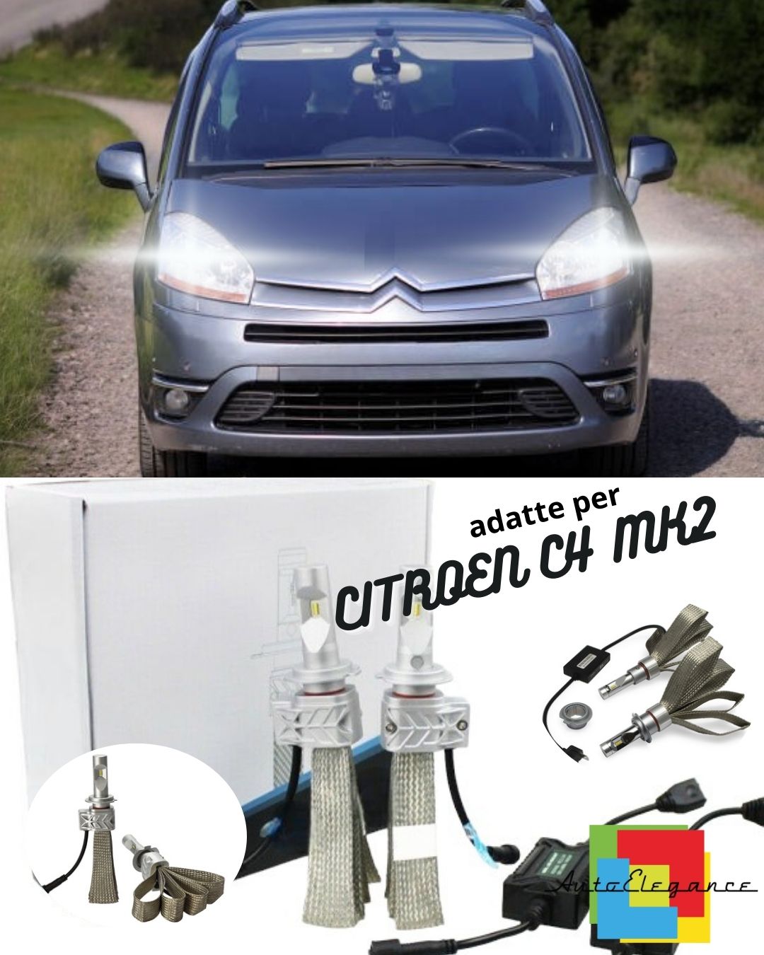 💥KIT LED H7 6500K FULL CANBUS 8000 LUMEN LED LAMPS FOR CITROEN C4 MK2 II💥 