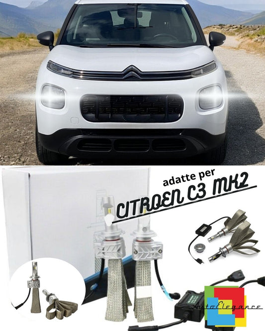 ✨LED KIT H7 6500K FULL CANBUS 8000 LUMEN LED LAMPS FOR CITROEN C3 MK2 II✨ 