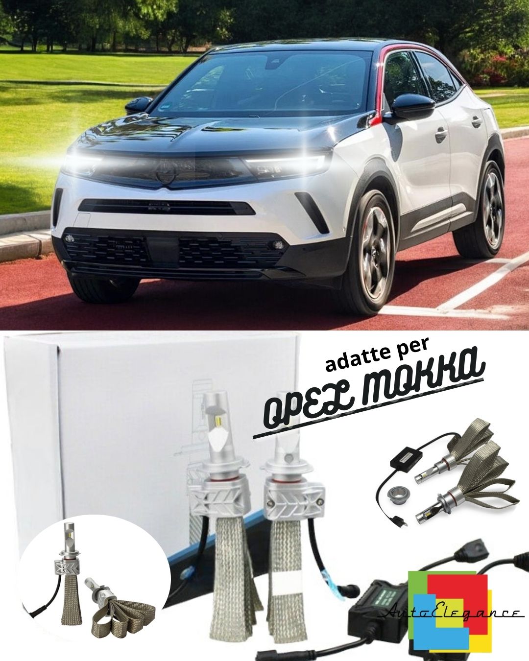 😎KIT LED H7 6500K FULL CANBUS 8000 LUMEN LED LAMPS FOR OPEL MOKKA😎 