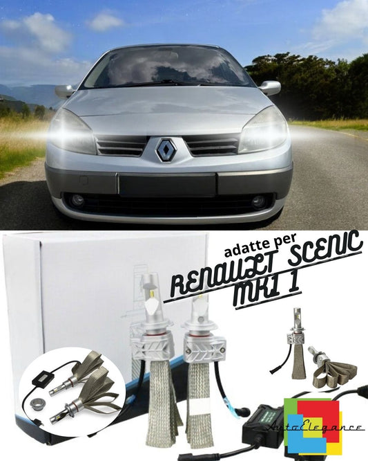 🤩KIT LED H7 6500K FULL CANBUS 8000 LUMEN LED LAMPS FOR RENAULT SCENIC MK1 1🤩 