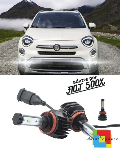 💥FULL LED KIT FIAT 500X FOG LIGHTS 6000K WHITE CANBUS💥 