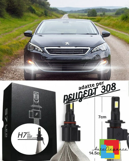 🤩PEUGEOT 308 LED HEADLIGHT CONVERSION FOG LIGHT RESTYLING🤩 