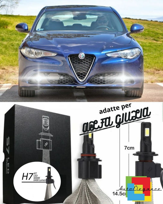 💯FULL LED HEADLIGHT KIT H7 AND H11 FOR ALFA GIULIA LOW BEAM AND FOG LIGHTS 6000K💯 