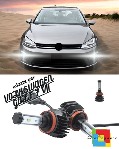FULL LED KIT H11 6000K CANBUS XENON 9800 LUMEN FOG LIGHTS VOLKSWAGEN GOLF 7 
