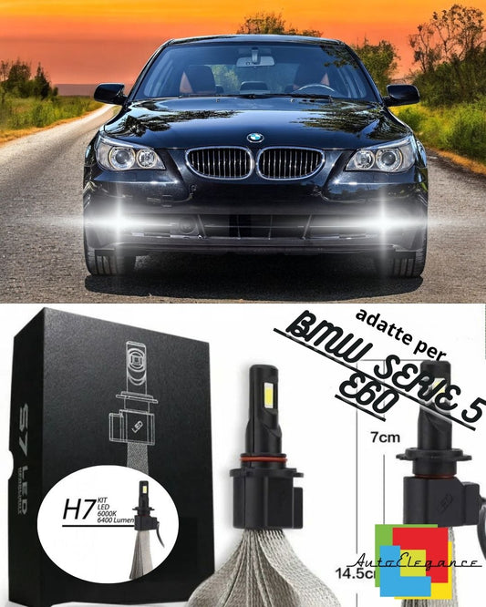 😎KIT LED BMW SERIE 5 E60 E61 HB4 FENDINEBBIA CANBUS 6400 LUMEN😎