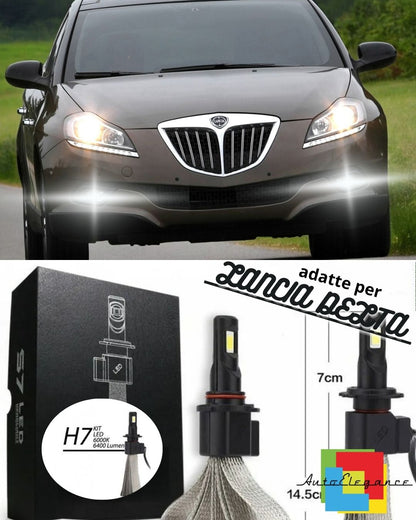 🔥FULL LED KIT LANCIA DELTA H11 FOG LIGHTS CANBUS 6400 LUMEN 6000K🔥 