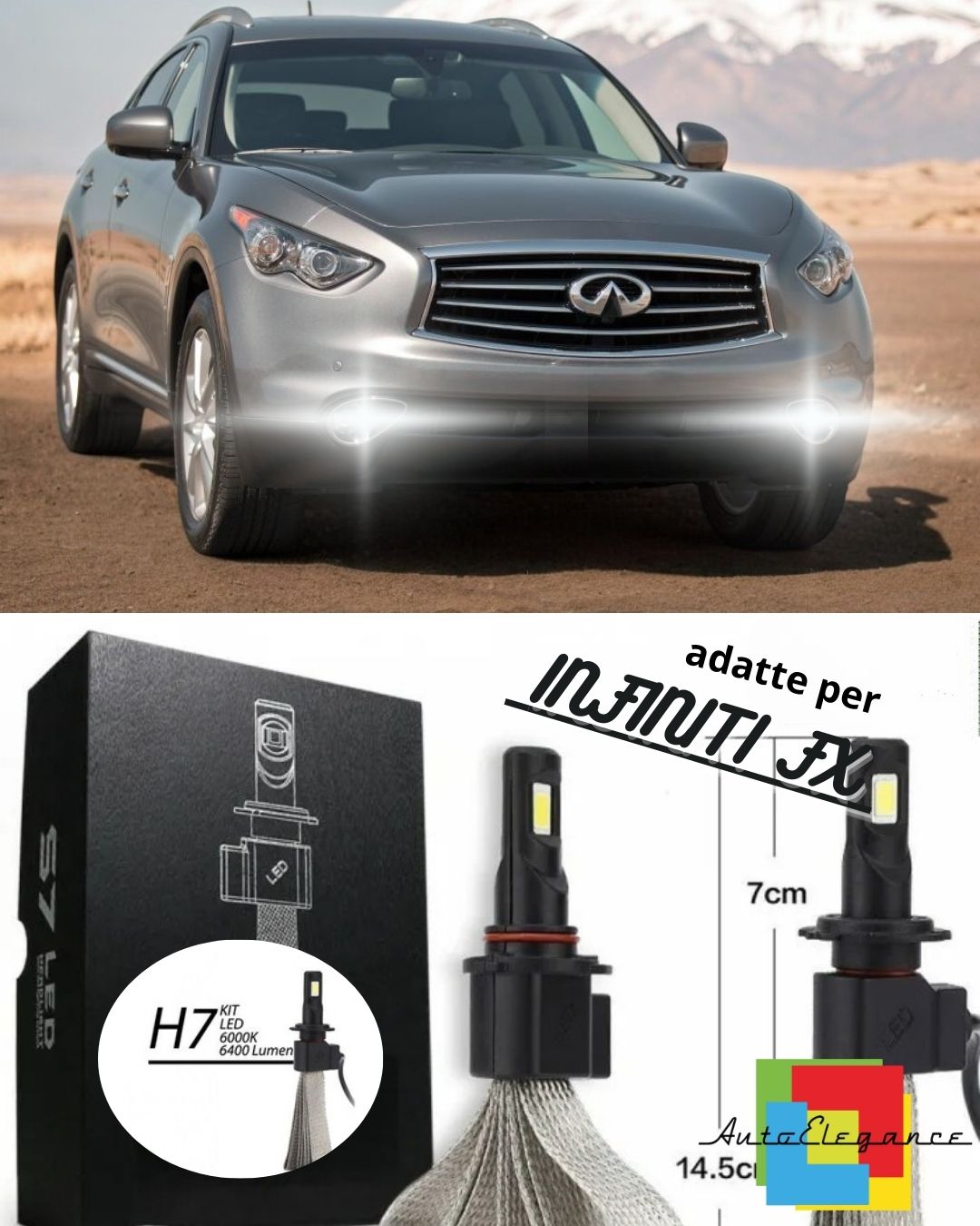 🤩FULL KIT H8 LED INFINITI FX FOG LIGHTS CANBUS LUMEN 6000K WHITE🤩 