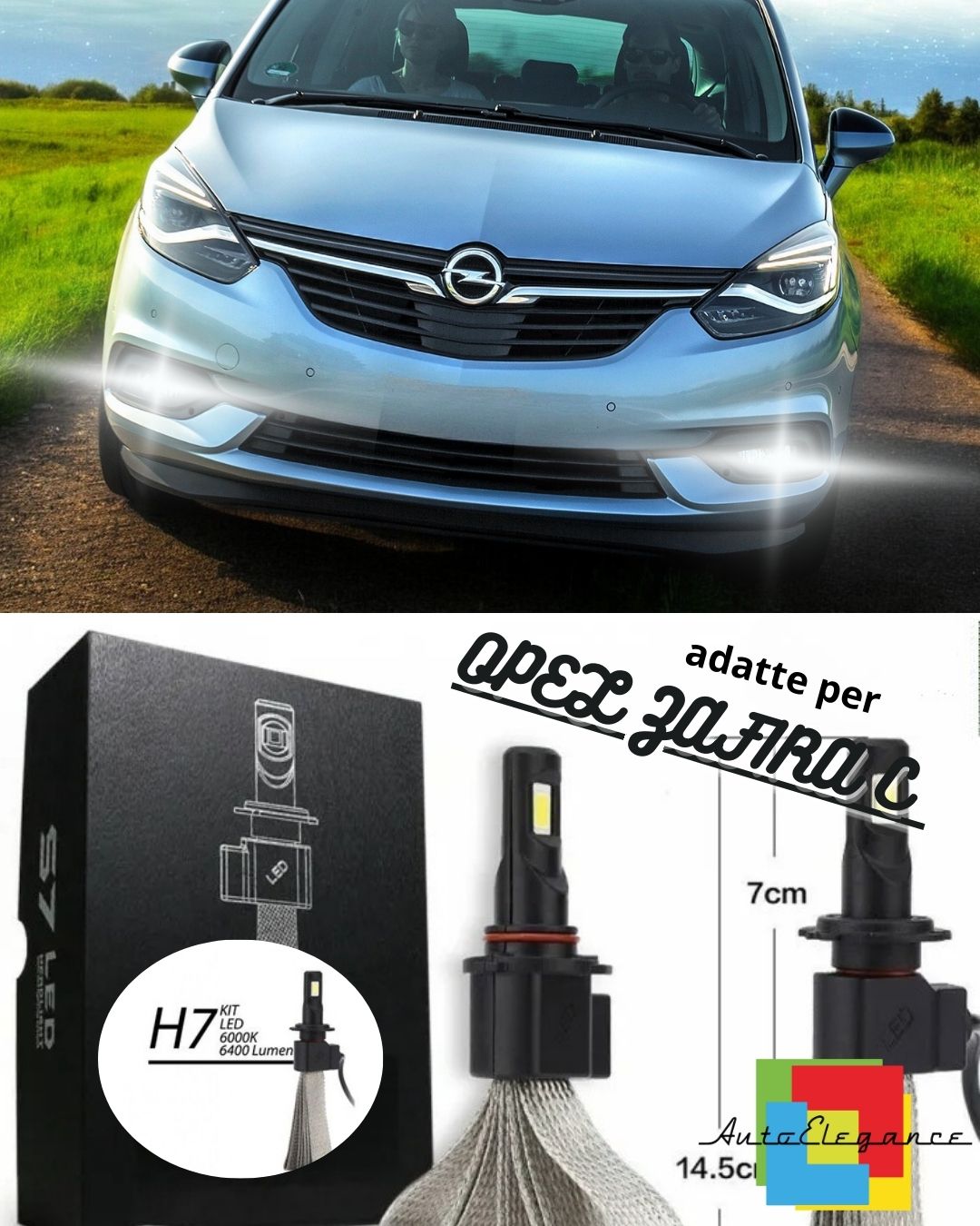 ⭐FULL LED KIT OPEL ZAFIRA C H10 FOG LIGHTS CANBUS 6400L 6000K⭐ 