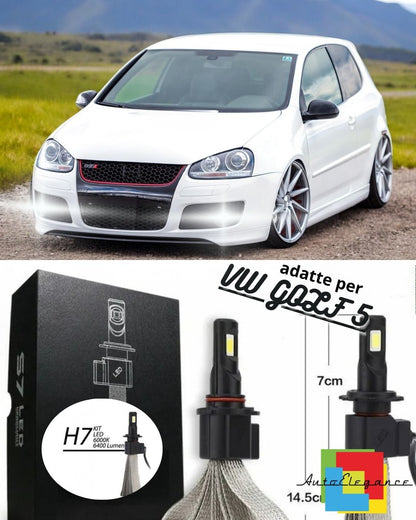 🤍PAIR OF HB4 LED FOG LIGHTS CREE COB CANBUS VW GOLF 5V 100%🤍 