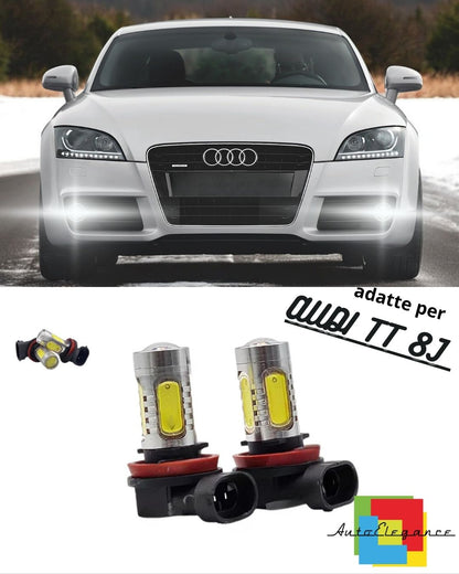🌨PAIR OF FOG LIGHTS H11 LED CREE COB CANBUS AUDI TT 8J 100% NO ERROR🌨️ 